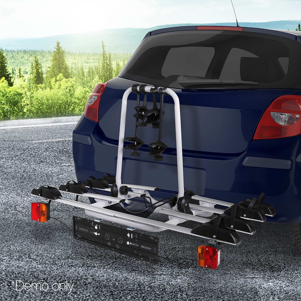 4 Bicycle Tow Bar Bike Carrier Steel Frame Car Rear Rack Ball Mount